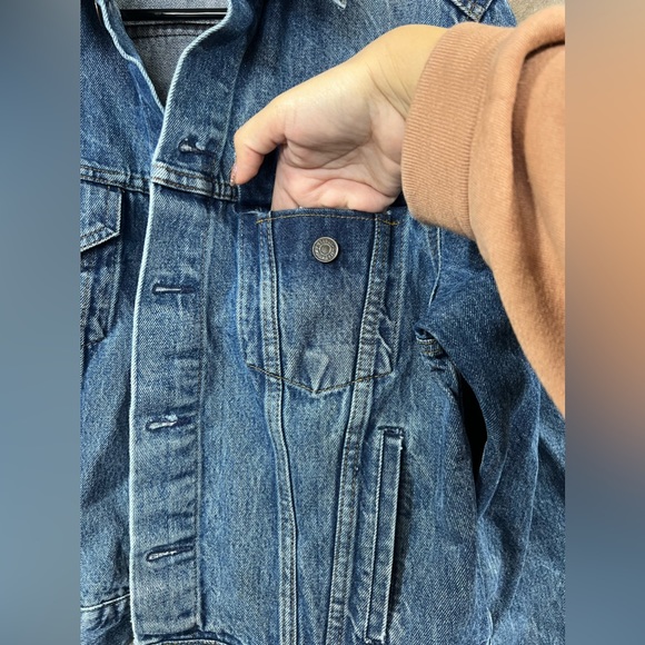 GAP PIONEER 80s Vintage Jean Denim Jacket, Four Pockets, Men's Size 42 - Picture 5 of 9